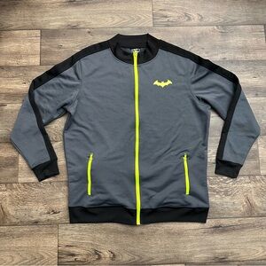 Batman TM & D.C. Comics Batman Zip-Up Jacket Coat Men’s Gray
